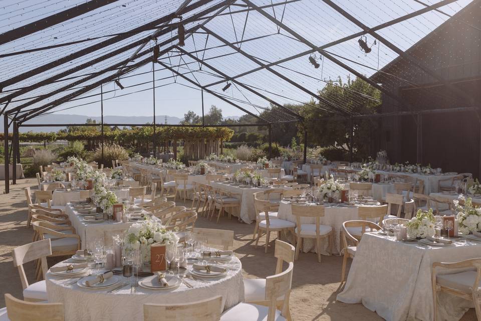 Dining Exterior of Barn