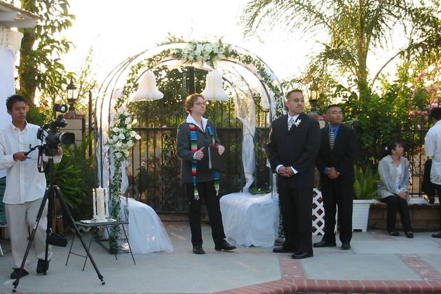 Backyard wedding