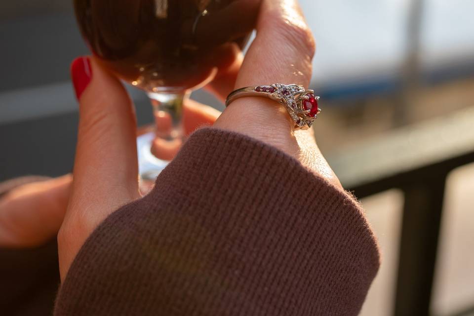 Vintage Ruby Ring