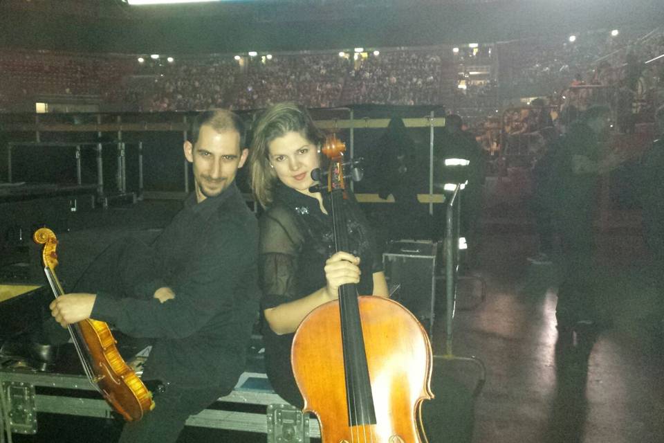 Violin cello duo