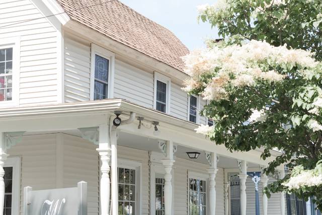 The White Dress by the shore