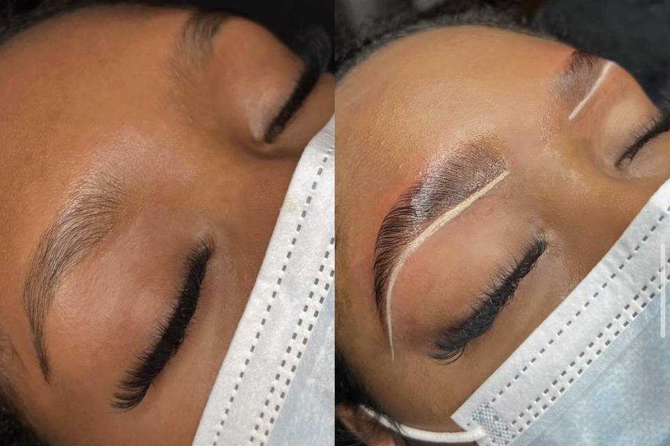 Brow Lamination & Tinting