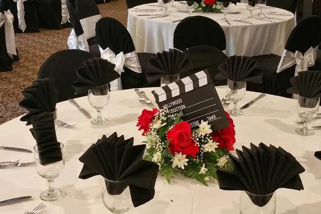 Movie themed table set-up