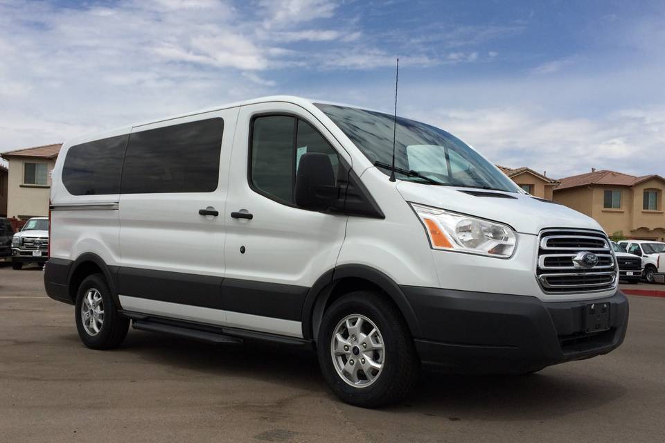 14 passenger van