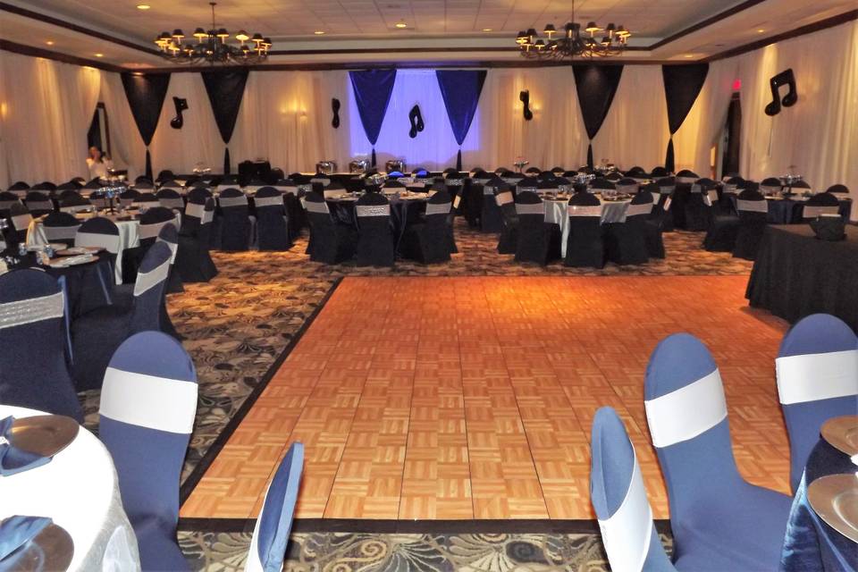 Ballroom with Custom Decor