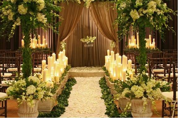 Wedding floral arrangement