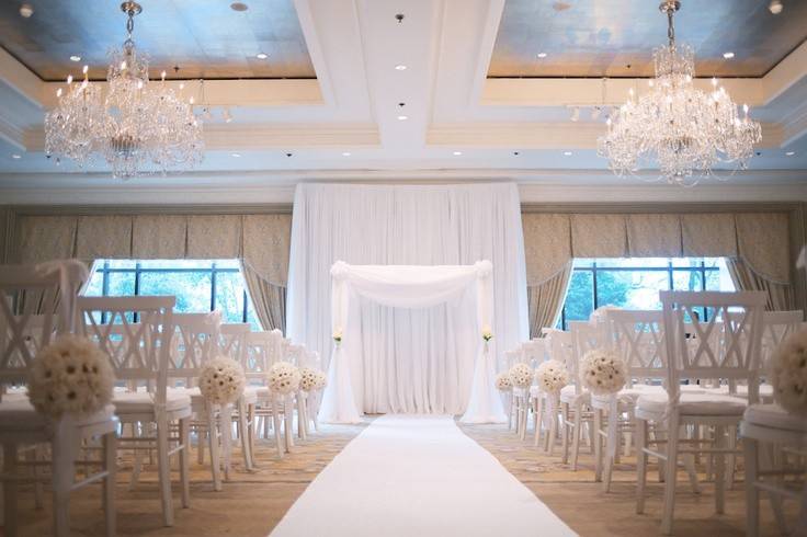 Aisle decorations