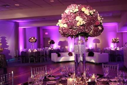 Tall table centerpiece