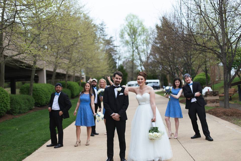 The wedding party