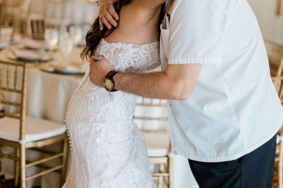 Co-Owner, John with Bride