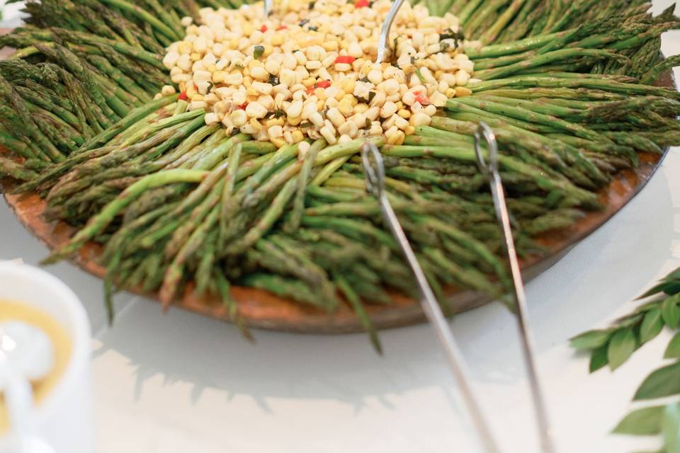 Asparagus and corn salsa
