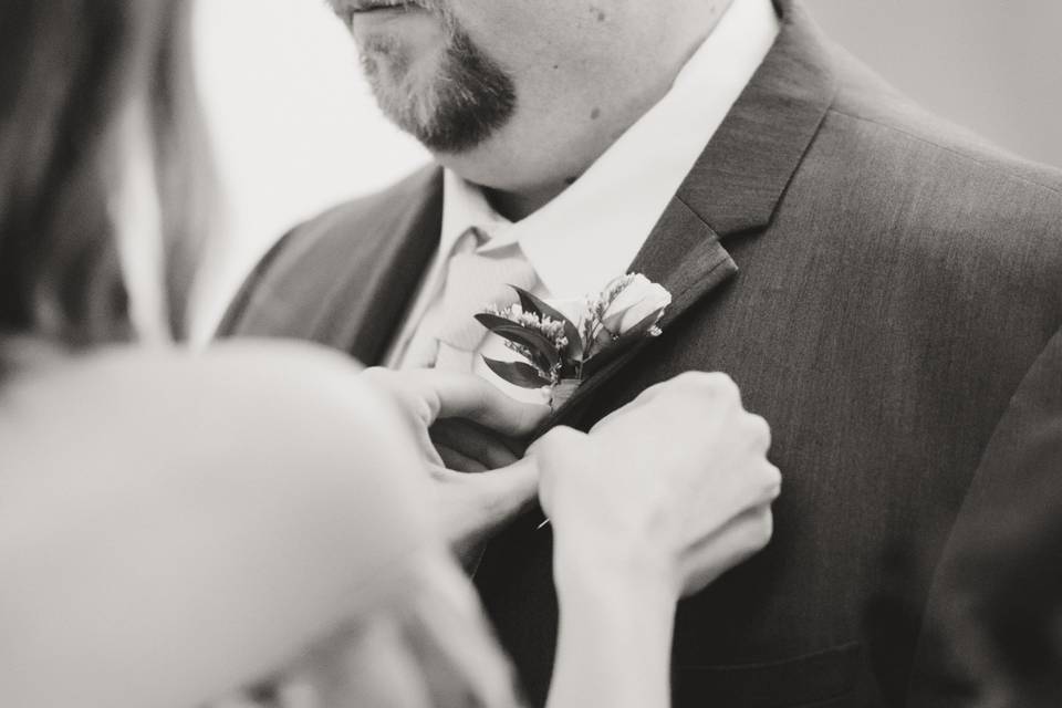 Adding a Boutonniere