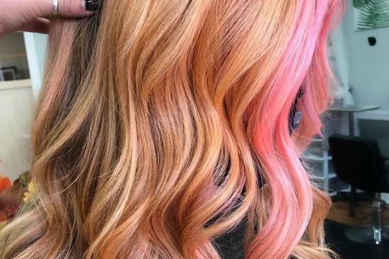 Vibrant hairstyle