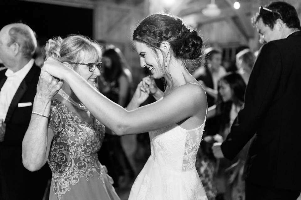 Mother and Daughter Dancing