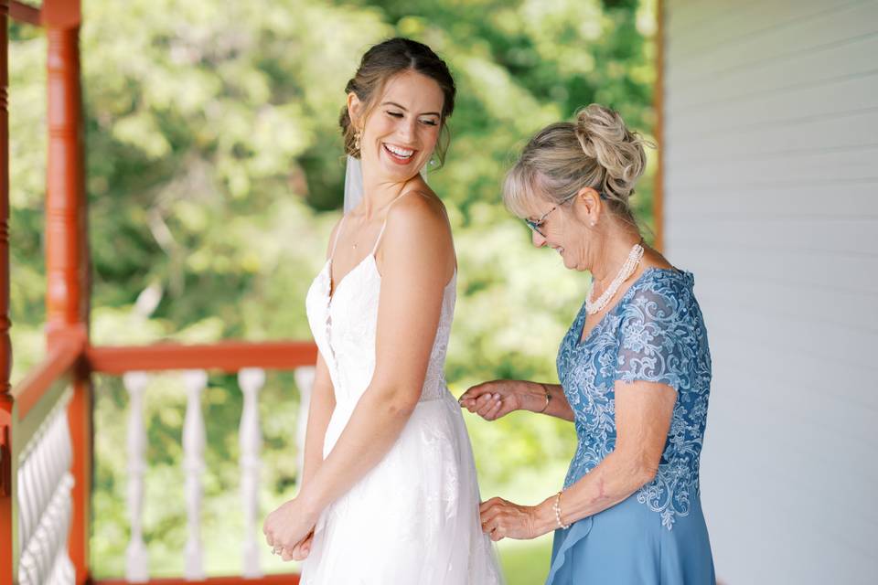 Mother of Bride Zipping Dress