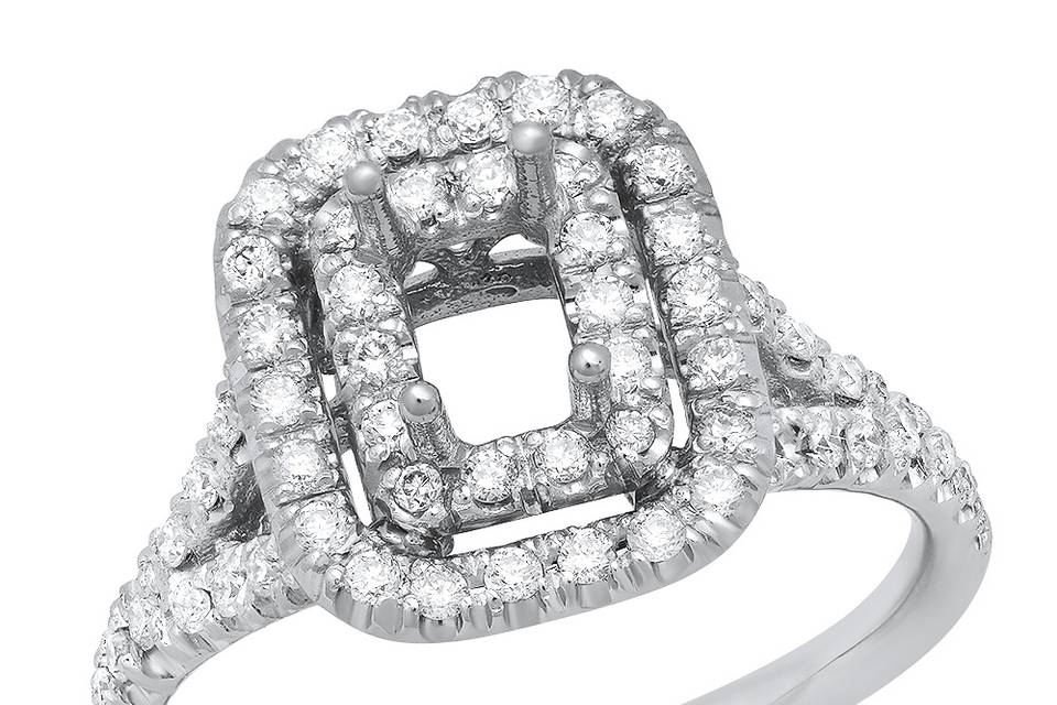 Two row rectangular ring