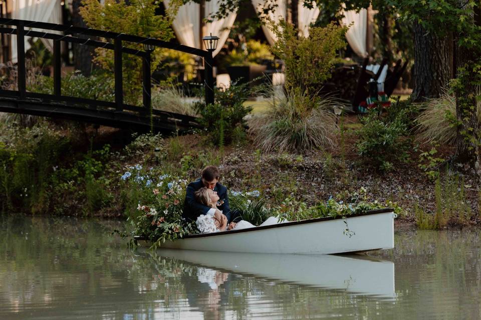 Romantic Canoe Elopement