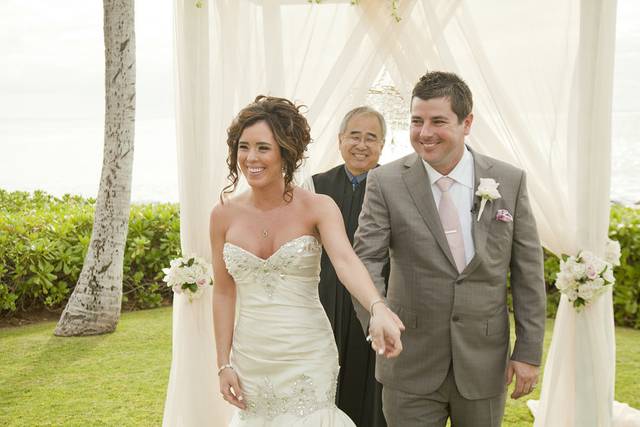 The newlyweds