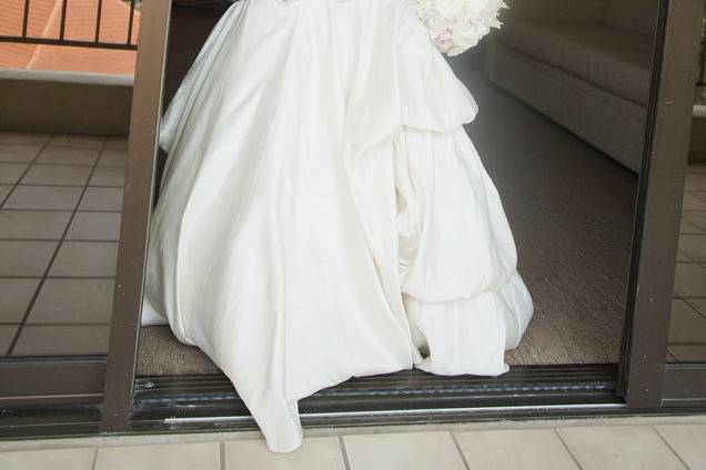 A photo of the bride