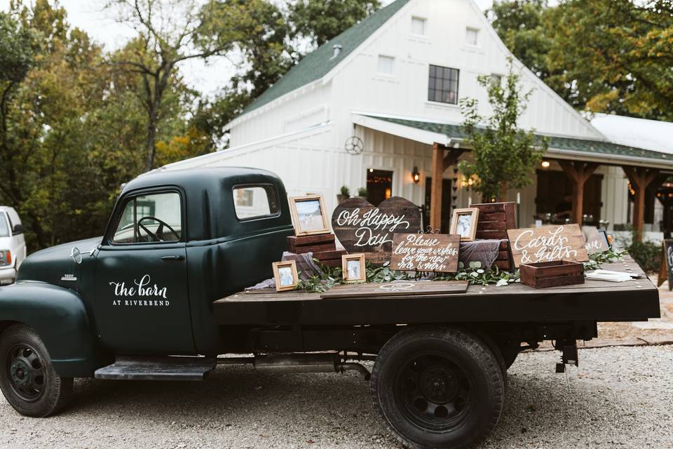 The Barn's vintage truck