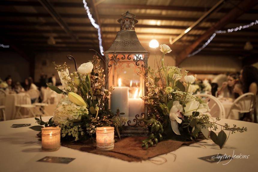 Lantern centerpiece