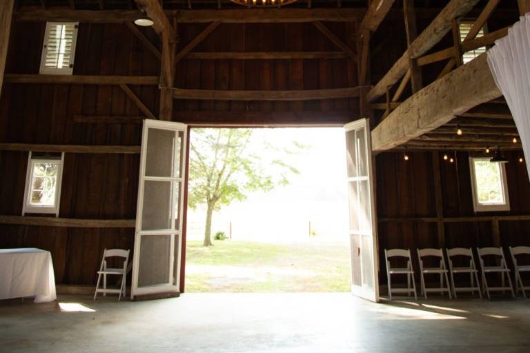 Inside Barn