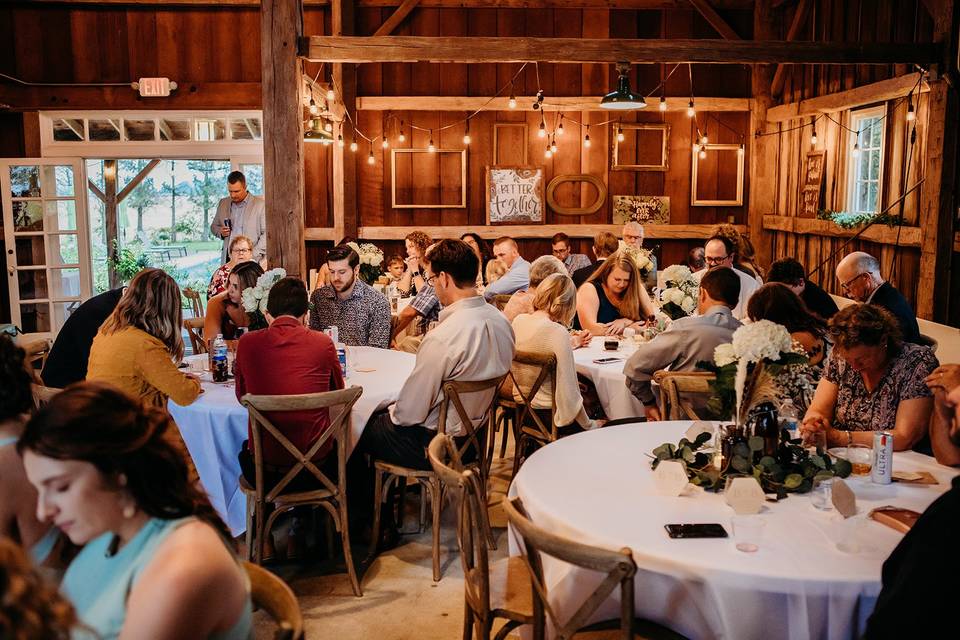 Prayer in the barn