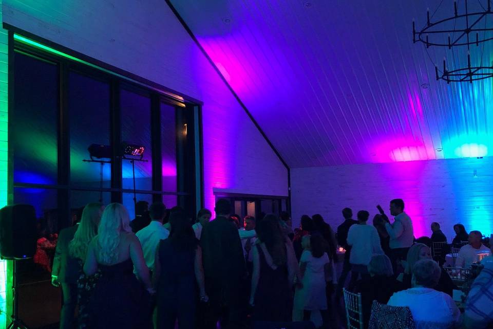 DJ Services with Up-lighting