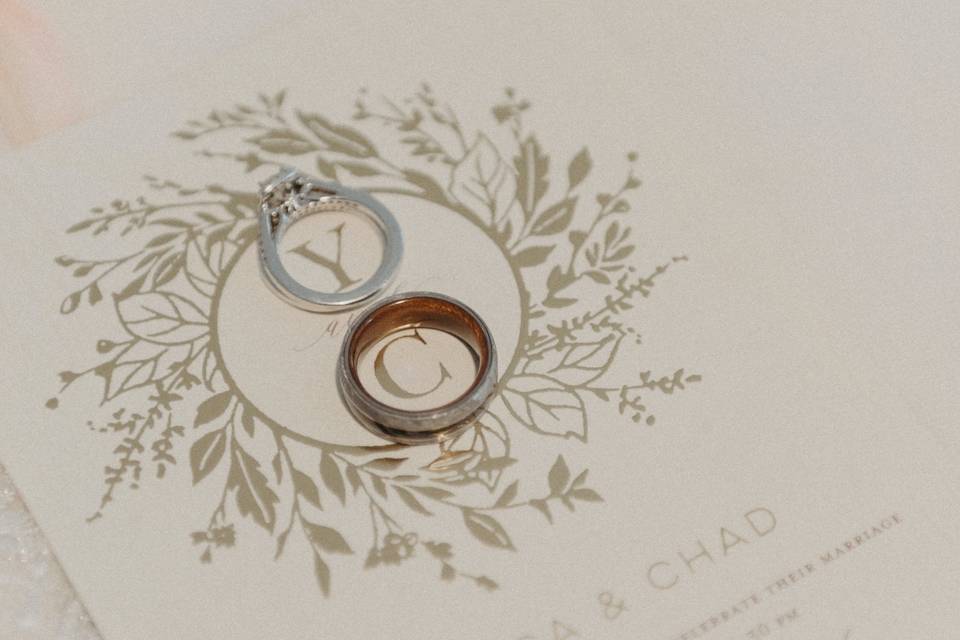Invitations and rings