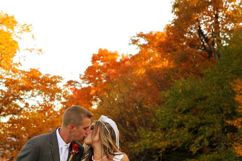 Zach and Katee's Fall Wedding at Windham Mountain Resort.