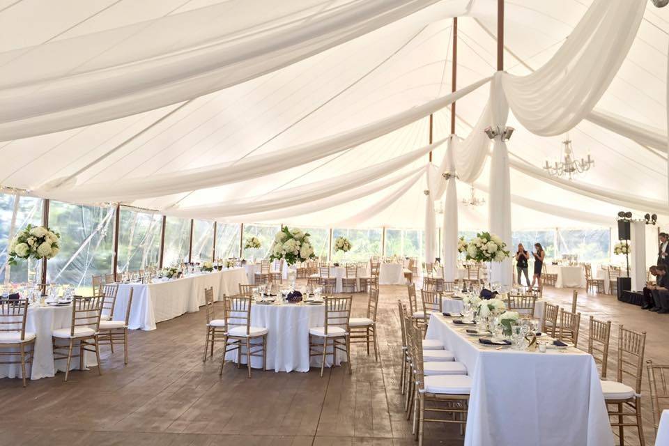 Sail Cloth Tent Reception