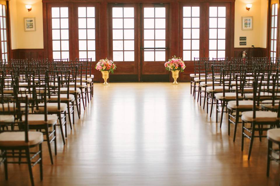 Indoor Ceremony at the Retreat