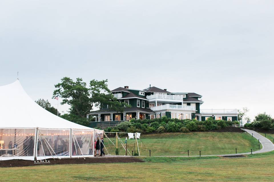 Sail Cloth Tent Reception