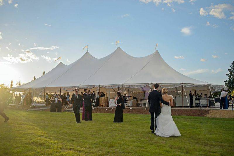 Sail Cloth Tent Reception