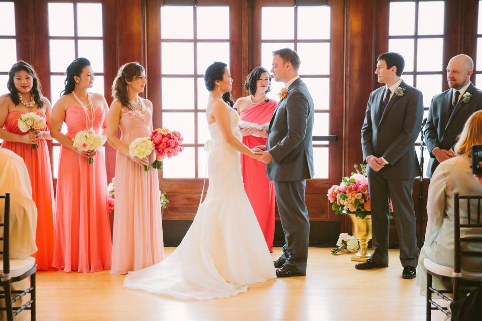 Indoor Ceremony at the Retreat