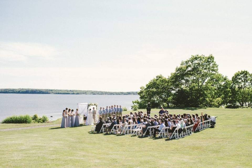 Oceanfront Lawn Ceremony