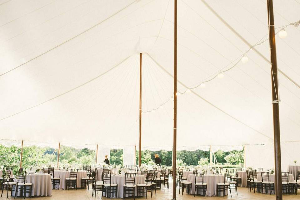 Sail Cloth Tent Reception