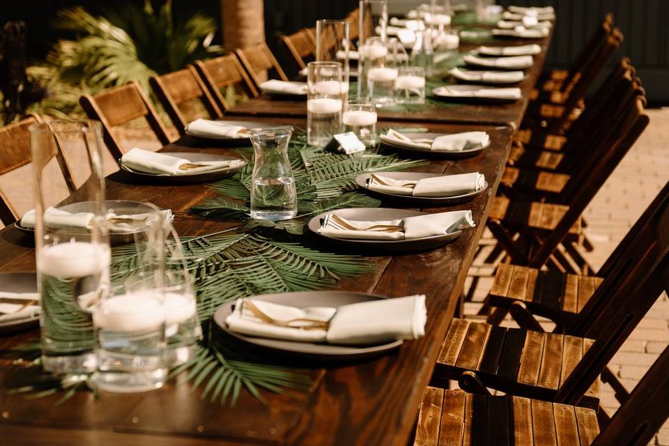 Table Setup in Event Space