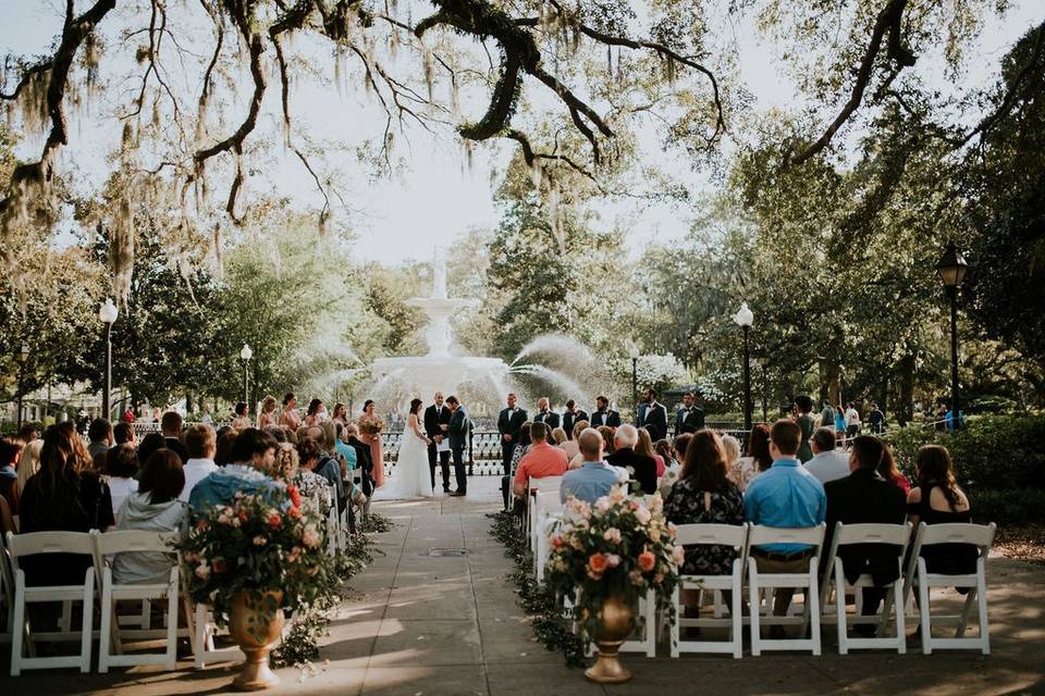 Forsyth Park Wedding, C & C