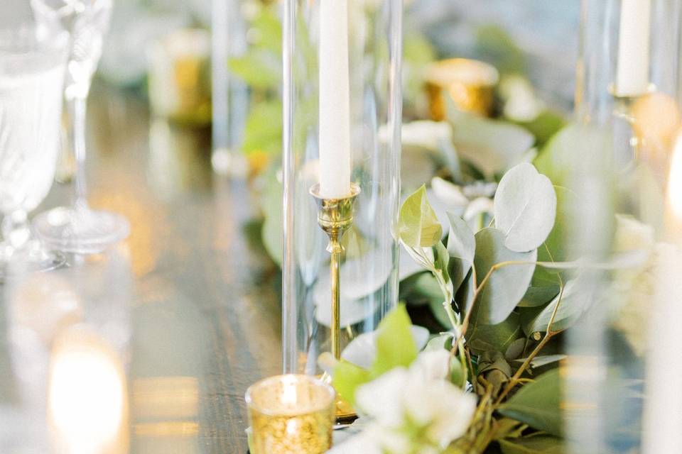 Candles and decor