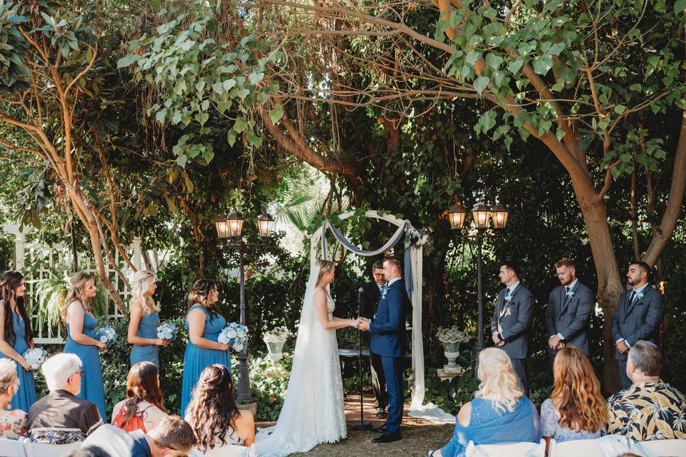 Garden vows.