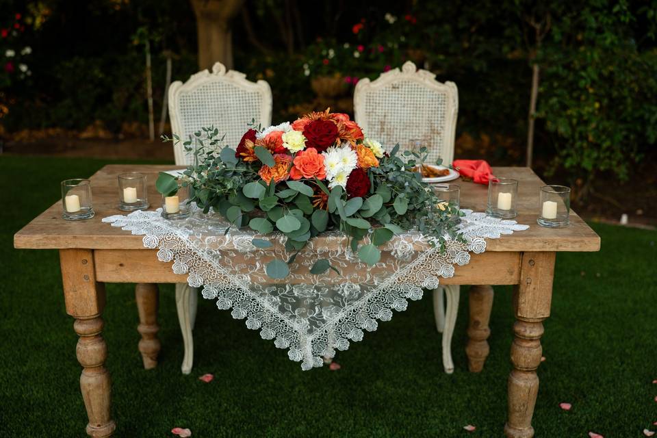Sweetheart table