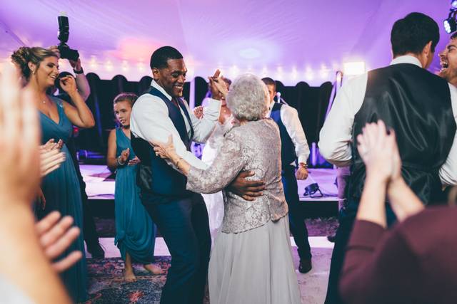 Guests dancing