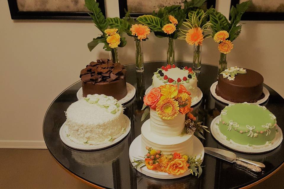 Oh my!  Cakes by Sweet Lady Jane On Melrose - so delicious!  (Hollywood, private estate)