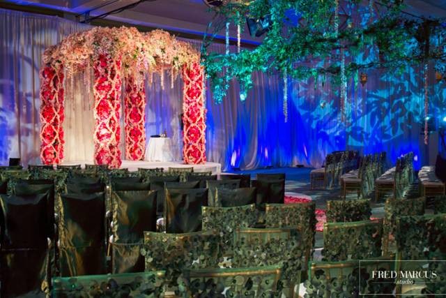 Wedding ceremony area