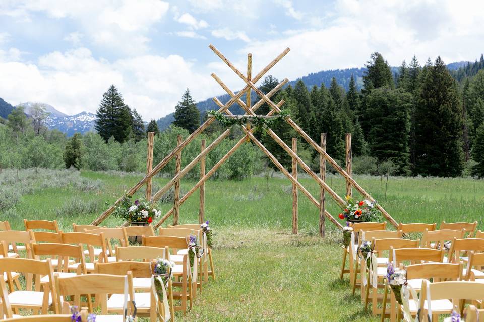 Our new ceremony site