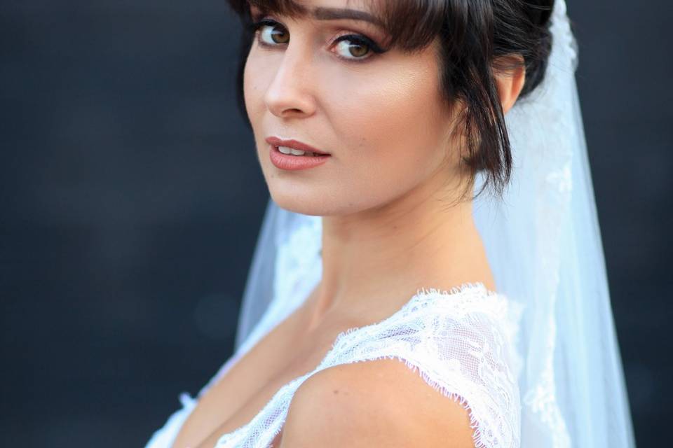 Bridal shoot with margherita