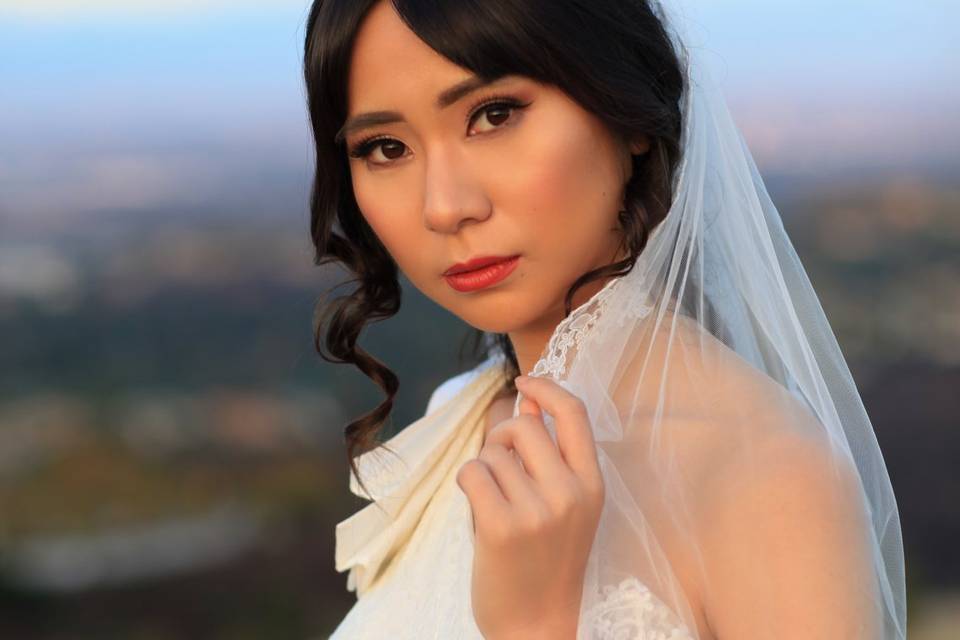 Bridal shoot with yuki