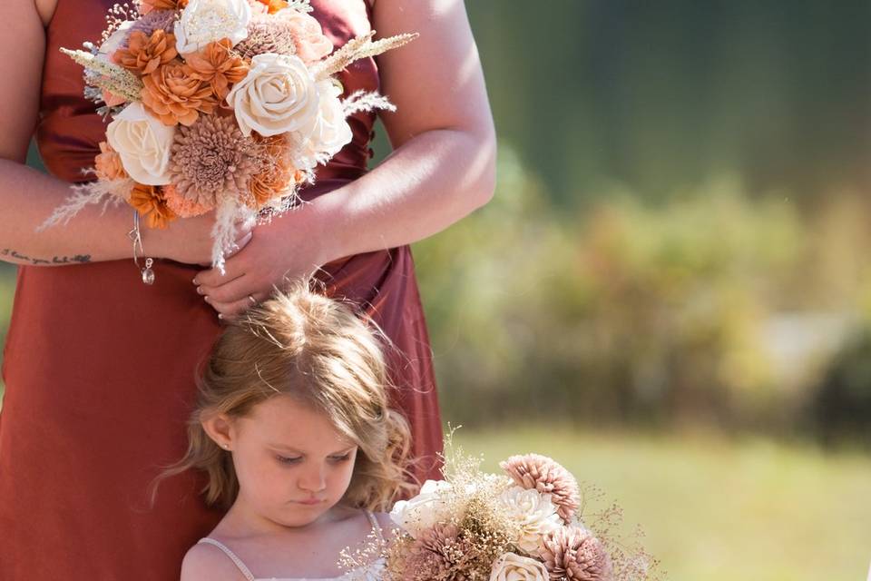 The flower girl