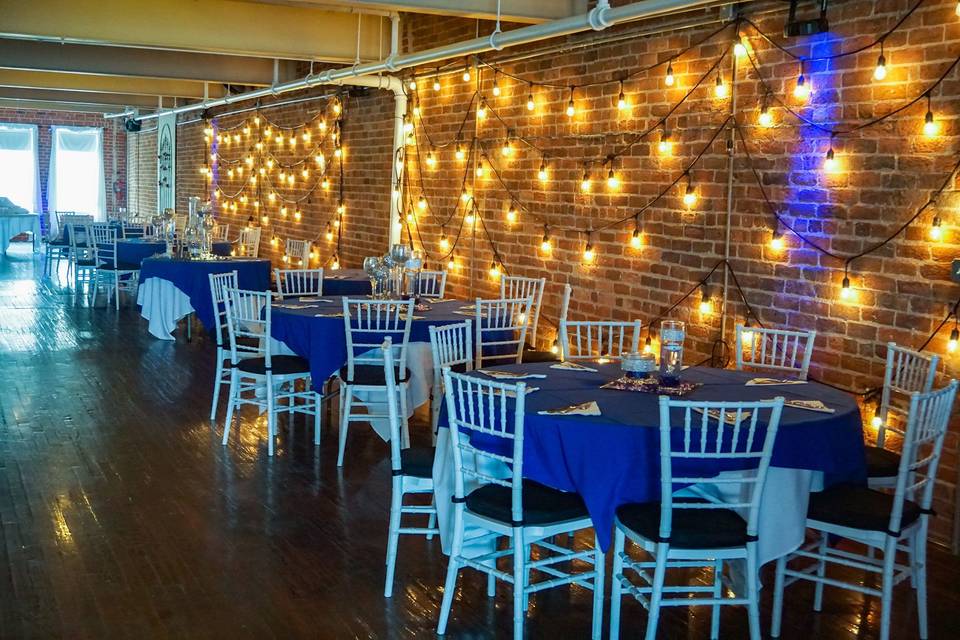 We have decorative and professional lighting included with your rental!